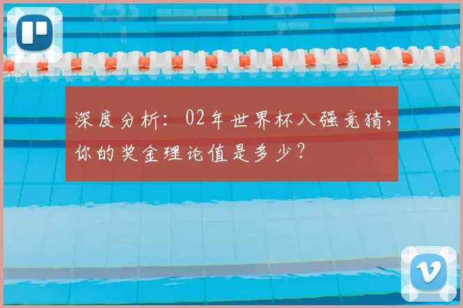 深度分析:02年世界杯八强竞猜,你的奖金理论值是多少?
