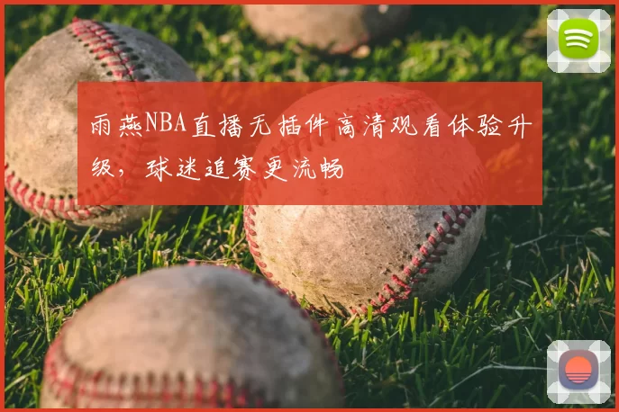 雨燕NBA直播无插件高清观看体验升级，球迷追赛更流畅