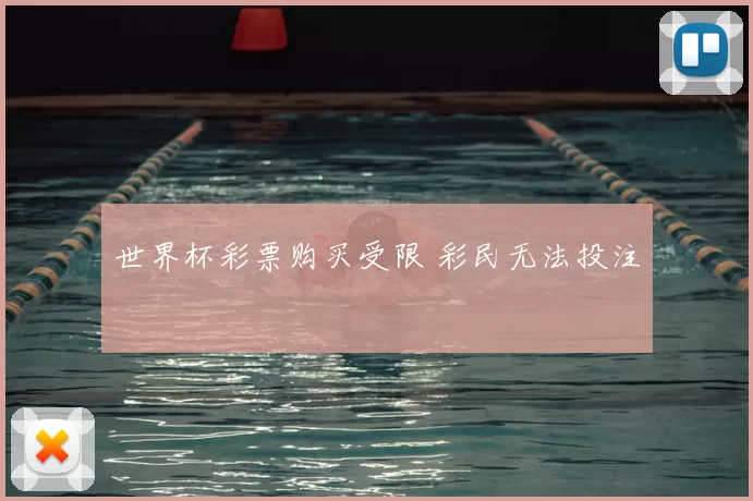 世界杯彩票购买受限 彩民无法投注