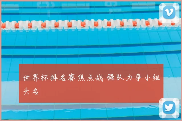 世界杯排名赛焦点战 强队力争小组头名